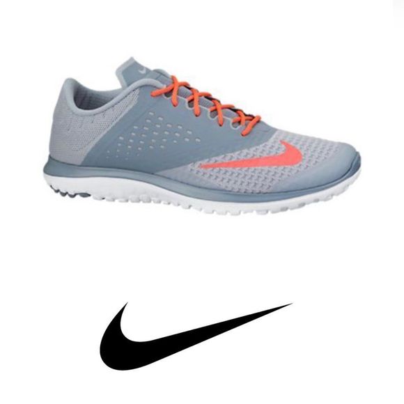 Nike Shoes - Nike Women's FS Lite Run 2 Running Shoes Magnet Grey/Punch size 9